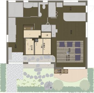 待庵平面のみ